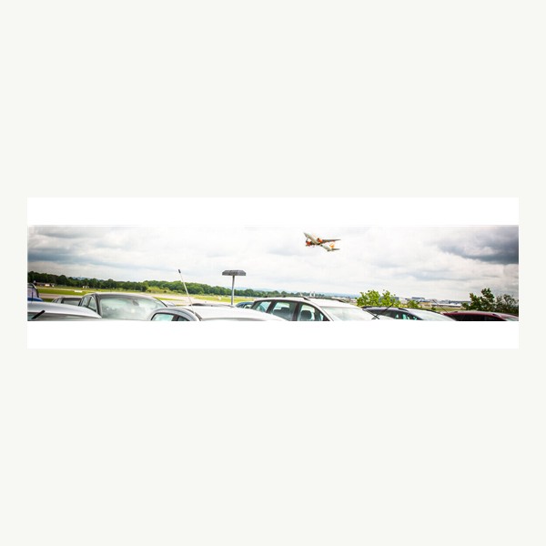 Self service parking check in before an airport transfer