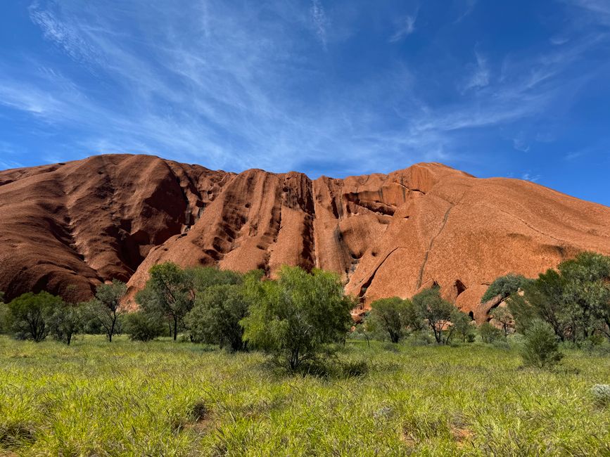 Red rock outcrop in the Australian Red Centre